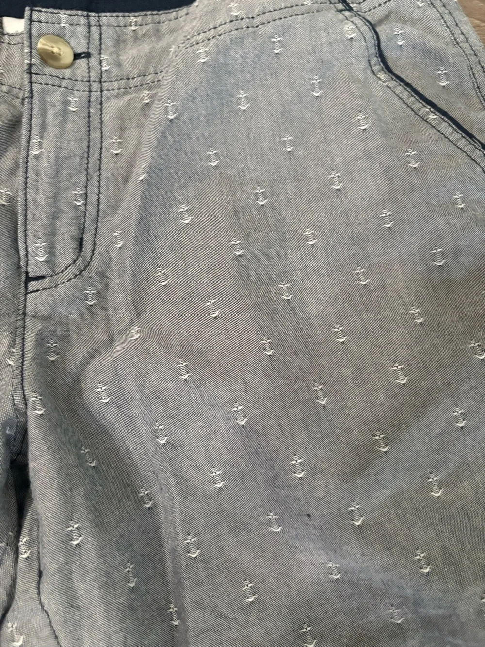 Columbia PFG Gray Anchor-Print Casual capri Pants